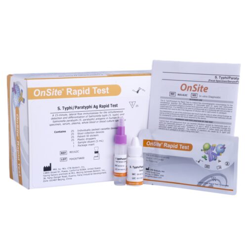 R0162C S.Typhi / Paratyphi Ag Rapid Test - OnSite Rapid Products - www.athenesedx.com