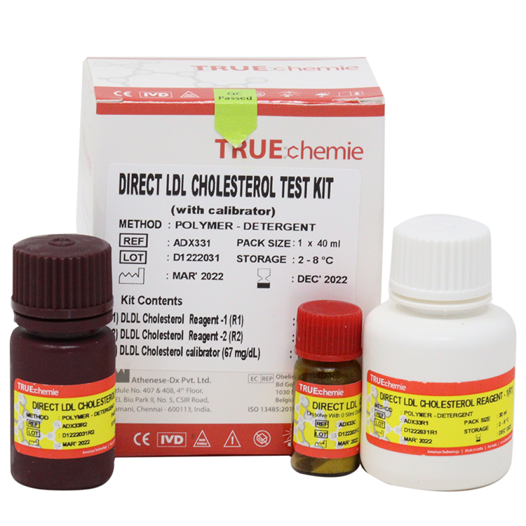 ADX331 TRUEchemie DIRECT LDL CHOLESTEROL TEST KIT - Clinical Biochemistry Kits - www.athenesedx.com