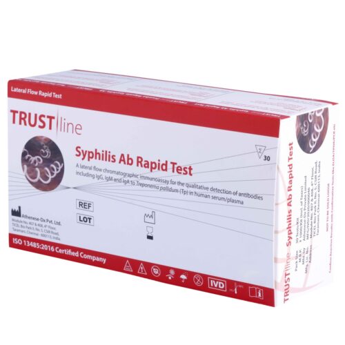AR0030C Syphilis Ab Rapid Test Kit - TRUSTline Rapid Products - www.athenesedx.com