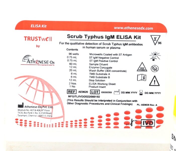 AE0620 TRUSTwell Scrub Typhus IgM ELISA Kit - www.athenesedx.com - Product