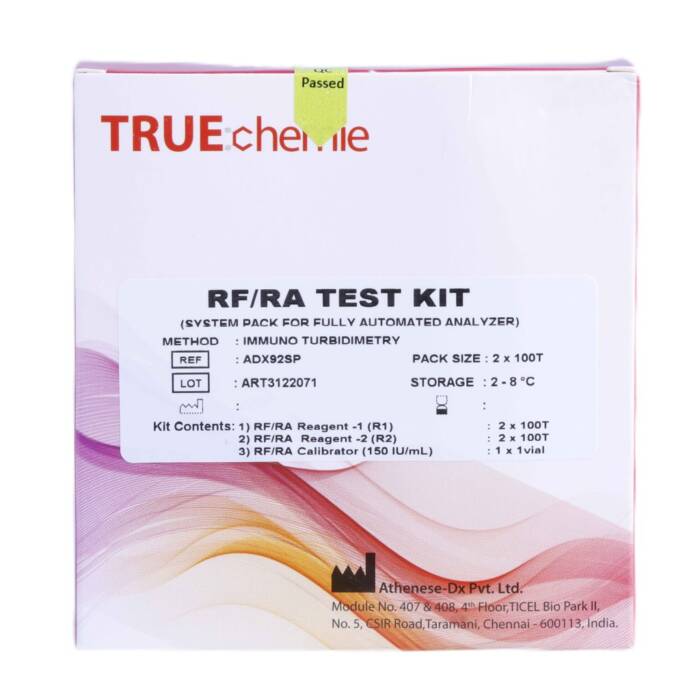 ADX92SP RA-RF TEST KIT TRUEchemie - Clinical Chemistry System Packs - www.athenesedx.com
